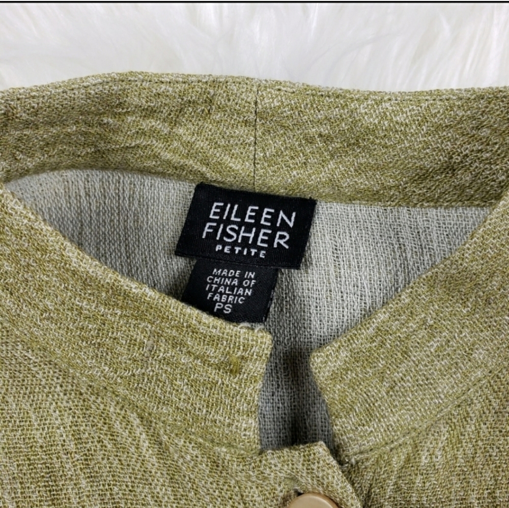 Eileen Fisher button down tunic shirt size PS - Picture 15 of 15